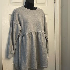 Sweatshirt tunic/minidress